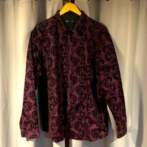 Beautiful INC Red long sleeve shirt XXL
